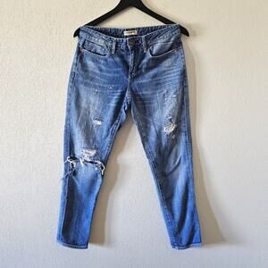 Made & Crafted Levi's Distressed Tapered Jeans